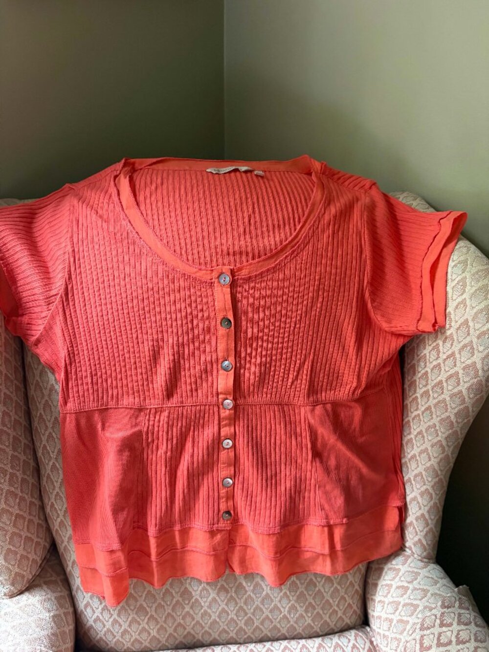 Soft Surroundings Orange tee